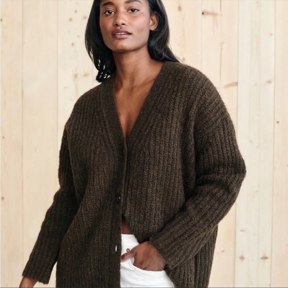 Jenni Kayne Cocoon Cardigan Cocoa S